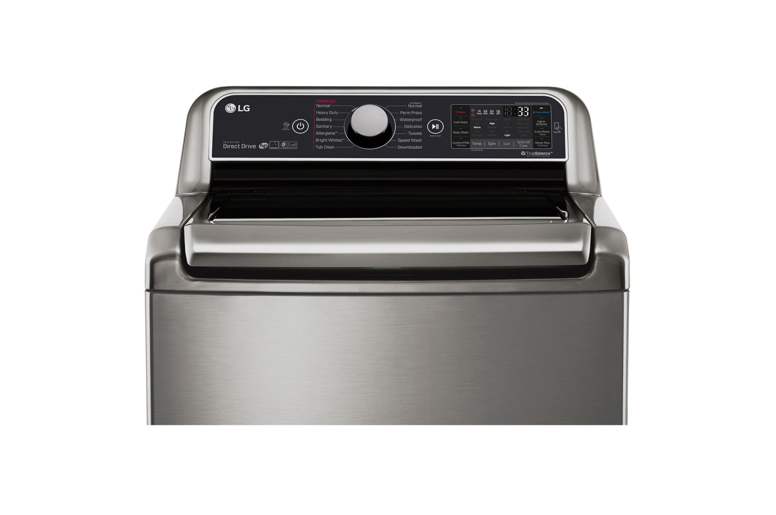LG 6.0 cu. ft. High Efficiency Top Load Steam Washer with TurboWash Technology, WT7600HVA