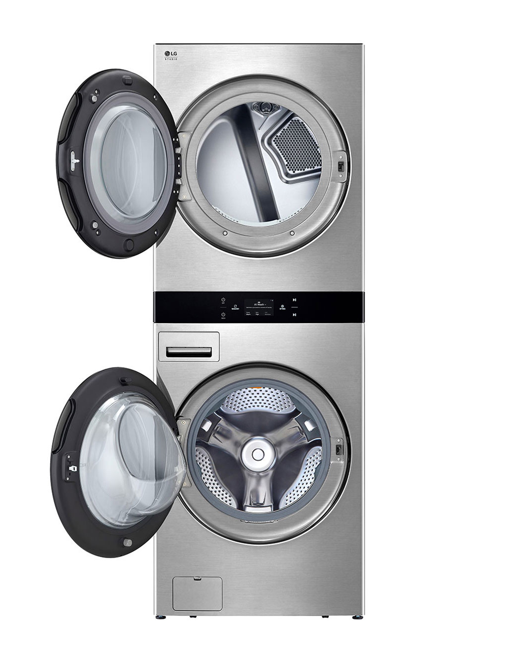 LG STUDIO WashTower™ with AIDD 2.0 and ezDispense. 5.8 and 7.4 cu.ft ...