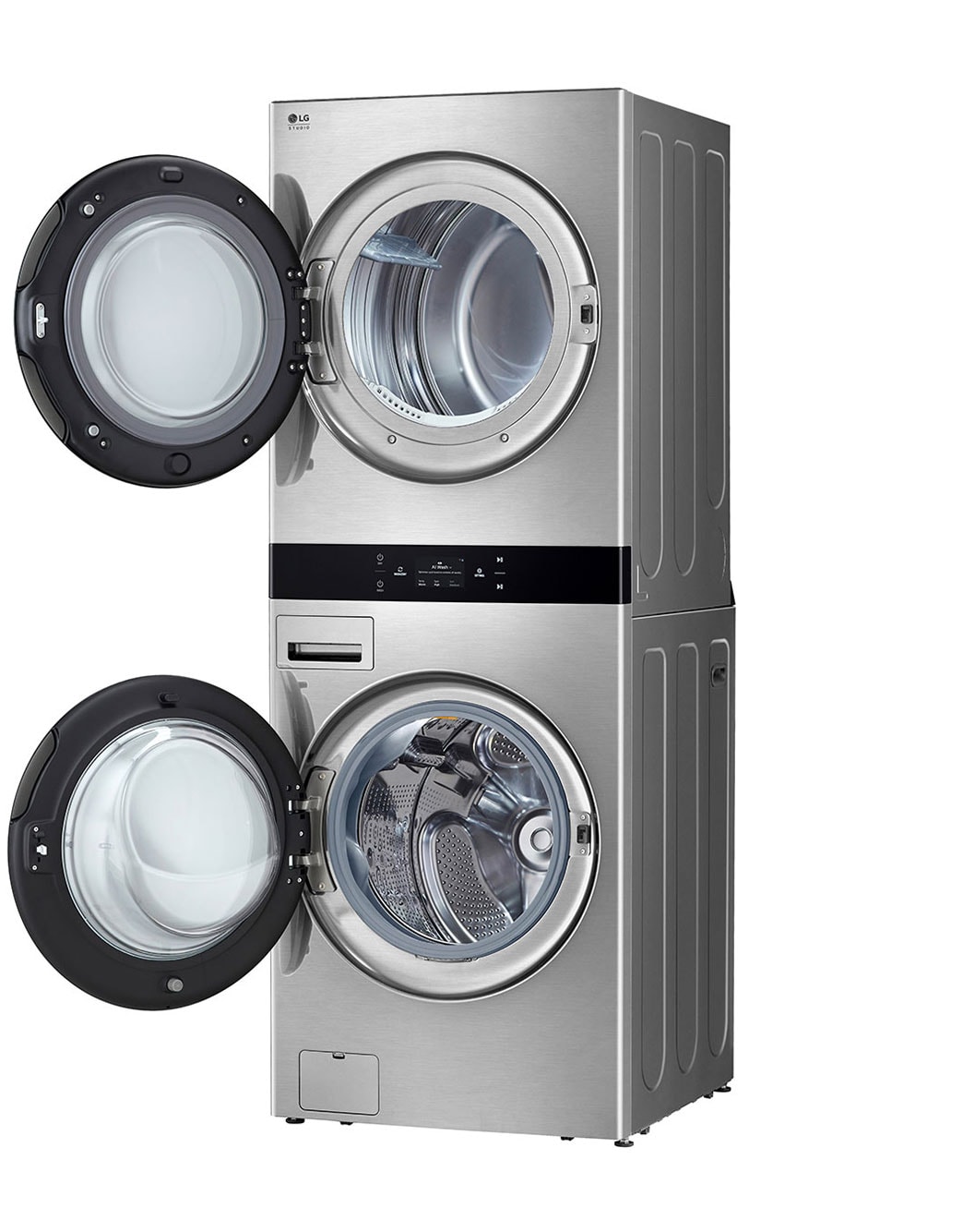 LG STUDIO WashTower™ with AIDD 2.0 and ezDispense. 5.8 and 7.4 cu.ft ...