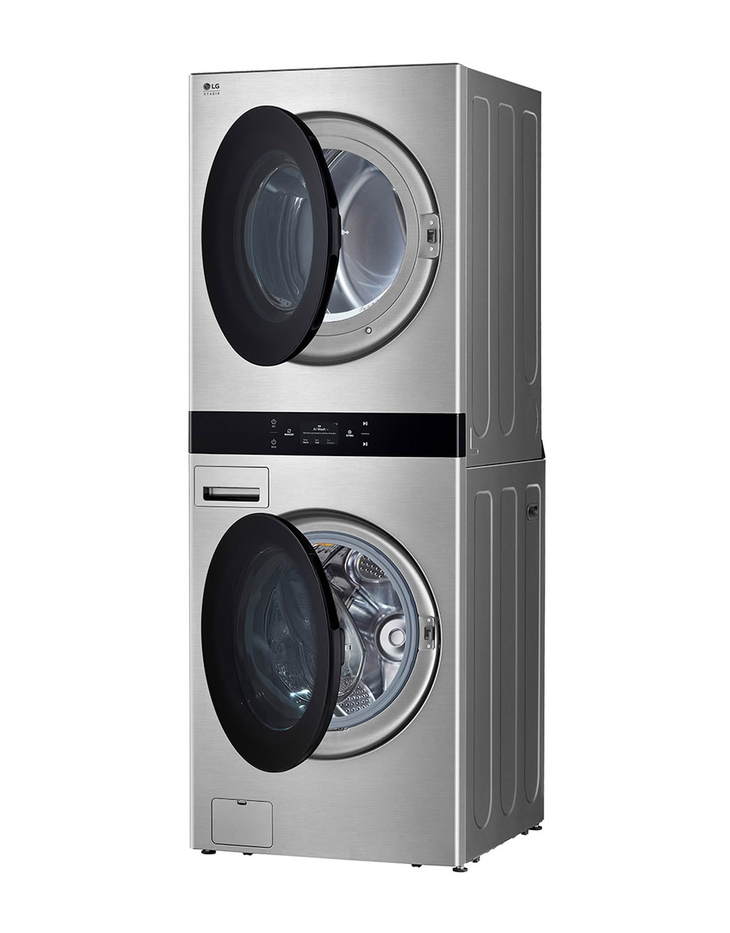 LG STUDIO WashTower™ with AIDD 2.0 and ezDispense. 5.8 and 7.4 cu.ft ...