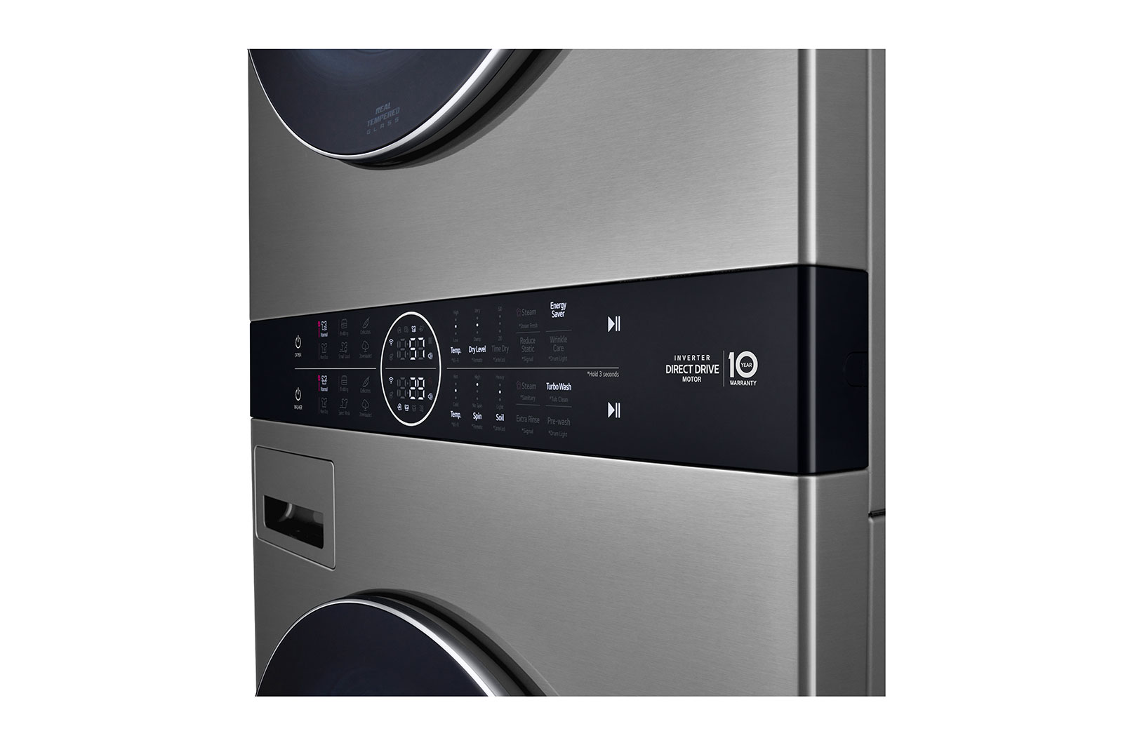 LG Single Unit Front Load LG WashTower™ with Centre Control™ 5.2 cu. ft. Washer and 7.4 cu. ft. Electric Dryer, WKEX200HVA