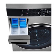 LG Single Unit Front Load LG WashTower™ with Centre Control™ 5.2 cu. ft. Washer and 7.4 cu. ft. Electric Dryer, WKEX200HVA