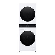 Front view of WashTower®with Heat Pump Dryer, 3.1 cu.ft. Washer, 4.2 cu.ft. Dryer (WKHC152HWA)