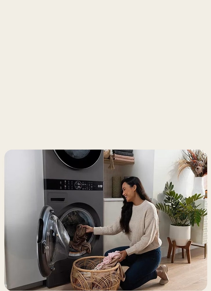 Advanced Washing with LG's Best Cleaning System
