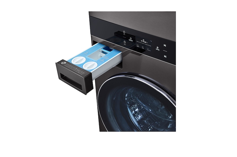 detergent drawer open view