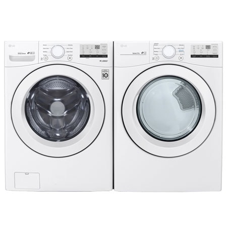 5.2 and 7.4 cu.ft. Ultra Large Capacity Front Load Laundry Pair | LG CA