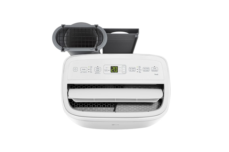 Top view with door open