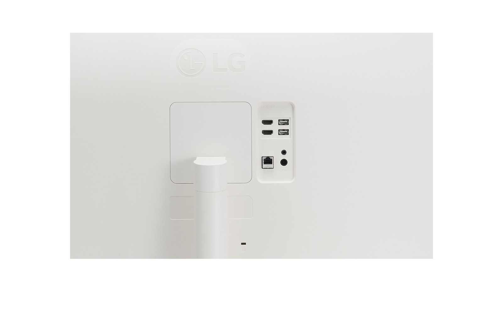 close-up view of ports