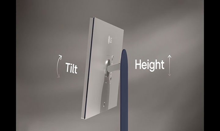 A video showing UltraFine monitor's design and adjustability.