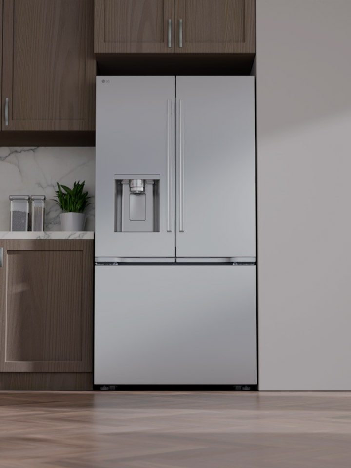Zero Clearance fridge in a modern kitchen