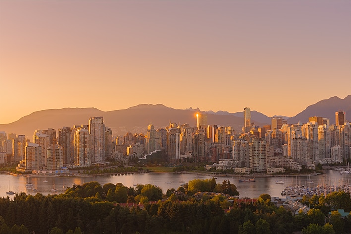 Vancouver skyline
