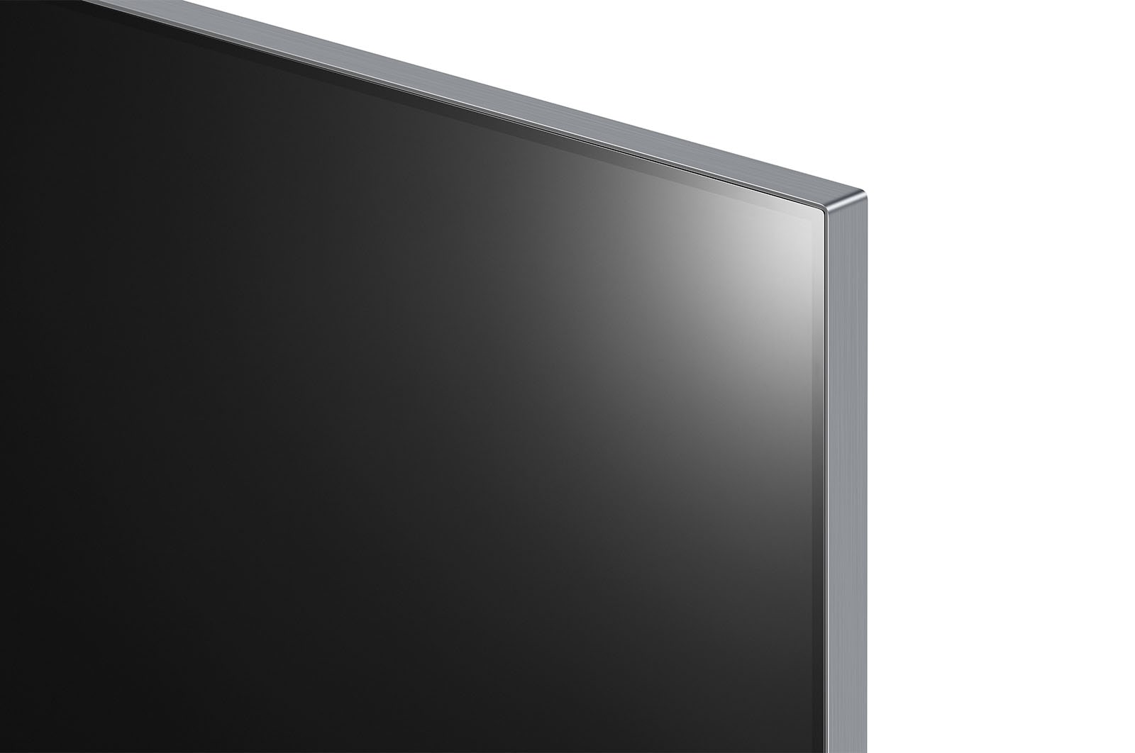 Close-up of the ultra-slim top edge of LG OLED M3