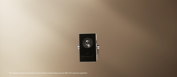 LG CineBeam projector being disassembled and reassembled.