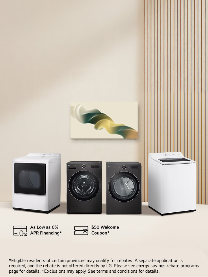 Save $100 on a select laundry pair and qualify for ENERGY STAR® rebates* for even greater value