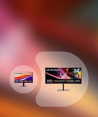 34″ 240Hz QHD + Free 24″ Office Monitor