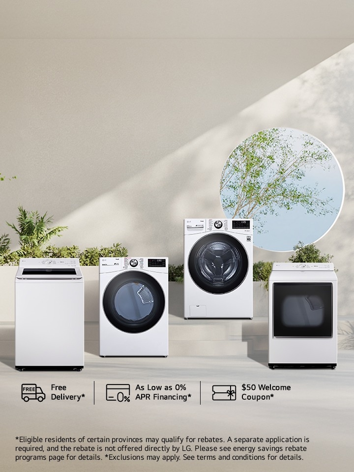 Save $100 on a select laundry pair: Free delivery for 2 or more, plus qualify for ENERGY STAR® rebates*