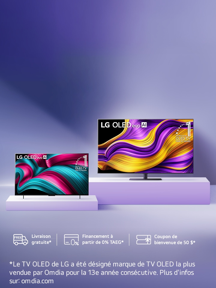 Téléviseurs OLED 2025 dès 1 099,99 $. Quantités limitées.