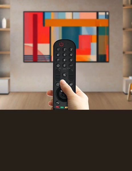 Ceci est une image de la télécommande du téléviseur LG