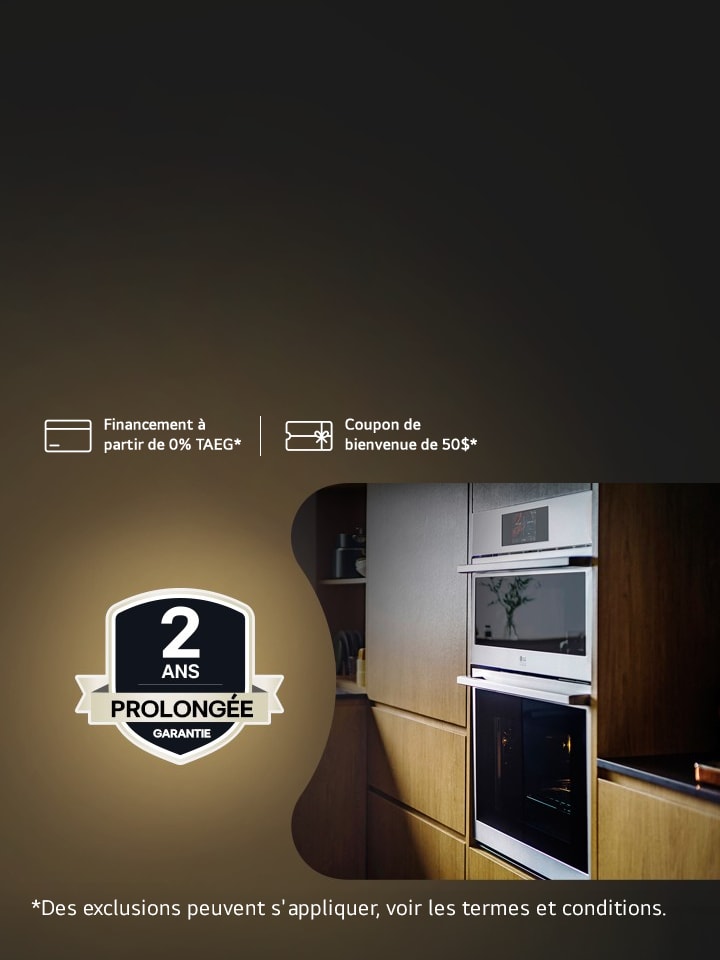 L'amour de la lessive : carte prépayée VISA de 250$ à l’achat d’une WashTowerᴹᴰ de LG ou d’un WashComboᴹᴰ de LG