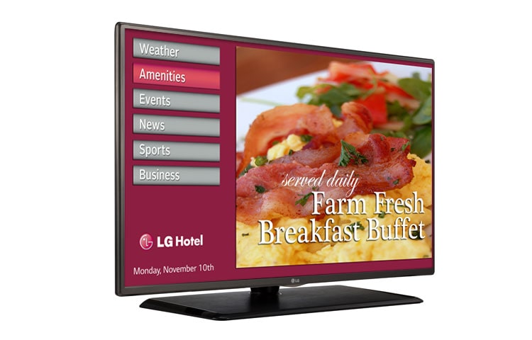 LG Catégorie des 32 po, téléviseur à DEL Slim Direct de qualité supérieure avec Pro:Idiom MD intégré (diagonale de 31,51 po), 32LY570H