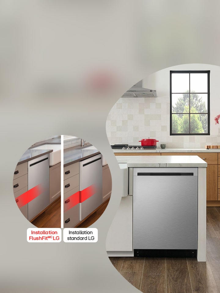 Design épuré vaisselle pro