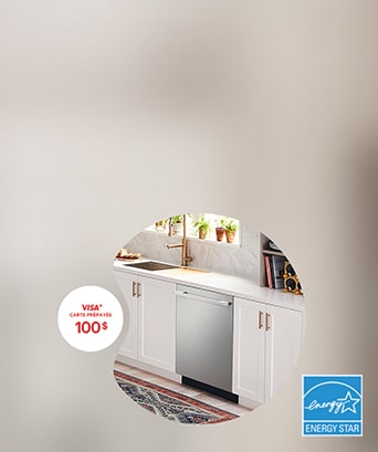 à l’achat de lave-vaisselle FlushFit™