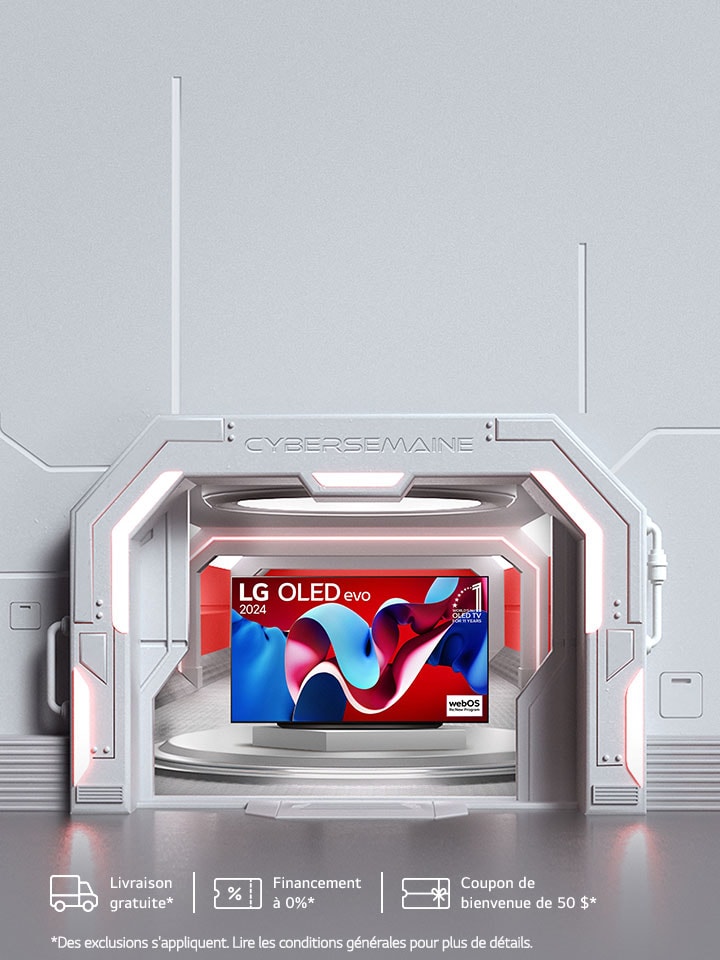 Économisez jusqu’à 2 000 $ sur certains télés OLED de LG