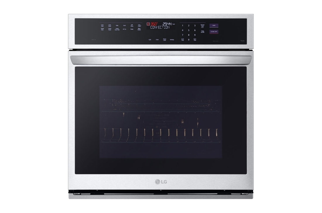 LG Four mural intelligent de 4,7 pi³ avec technologie InstaView<sup>MD</sup>, convection véritable, Air Fry et Vapeur Sous Vide, WSEP4727F