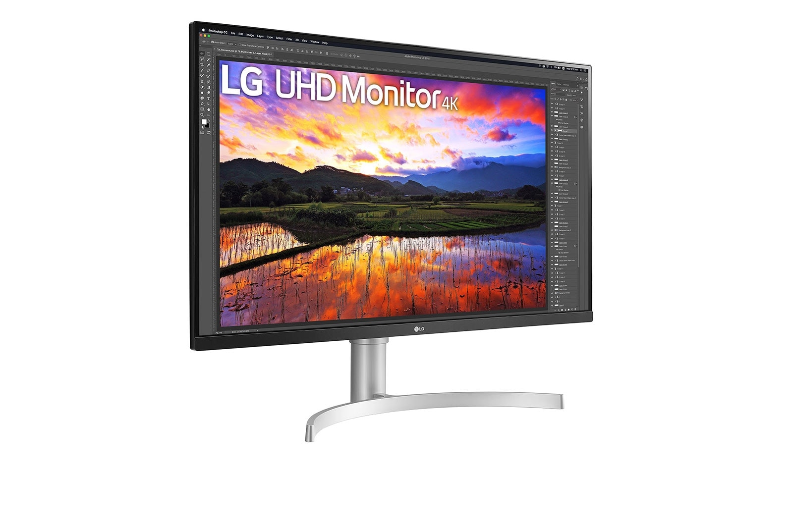 LG Moniteur IPS HDR 4K UHD de 31,5 po (3840 x 2160), 32UN650-W