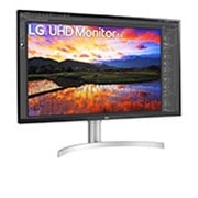 LG Moniteur IPS HDR 4K UHD de 31,5 po (3840 x 2160), 32UN650-W