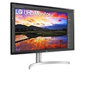 LG Moniteur IPS HDR 4K UHD de 31,5 po (3840 x 2160), 32UN650-W