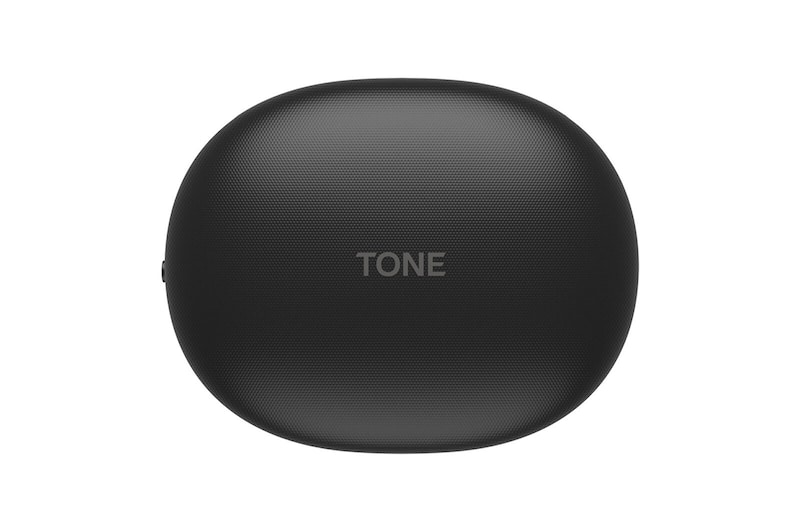 LG Écouteurs Bluetooth véritablement sans fil TONE Free<sup>MD</sup> Fit TF8 de LG dotés de la technologie SwivelGrip, et boîtier de recharge UVnano+, TONE-TF8
