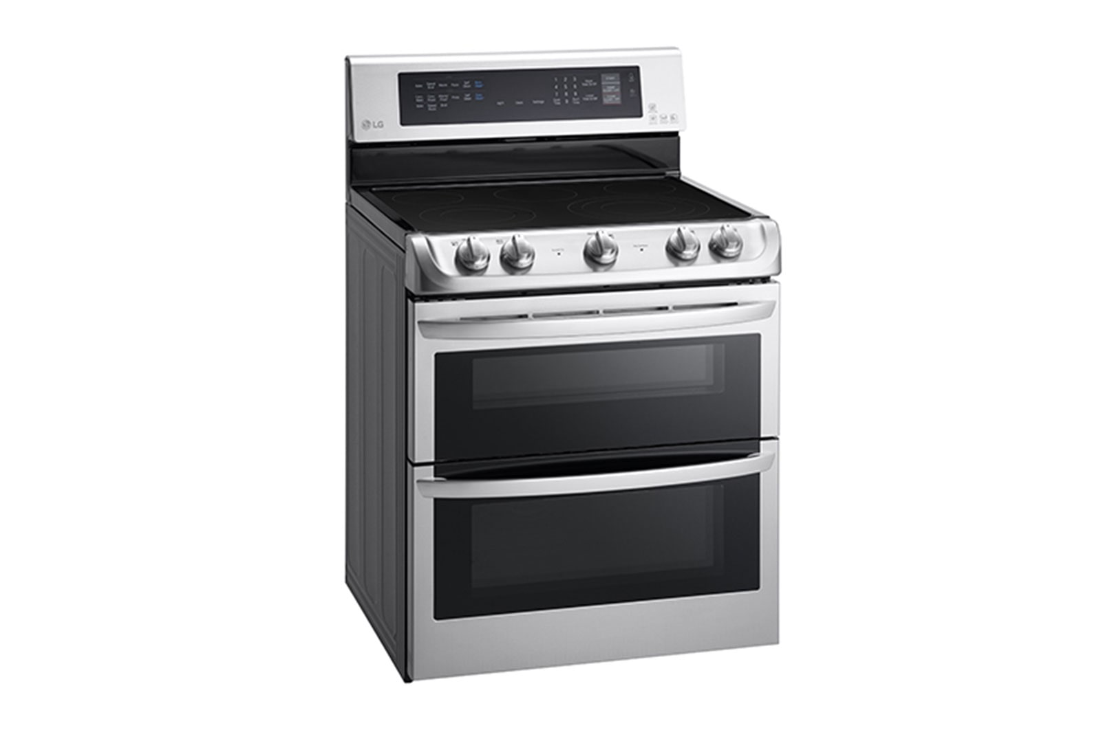 LG Cuisinière électrique à four double de 7,3 pi 3 dotée du système ProBake Convection<sup>MC</sup>, de la technologie EasyClean<sup>MD</sup> Express et du système de gril infrarouge, LDE5415ST