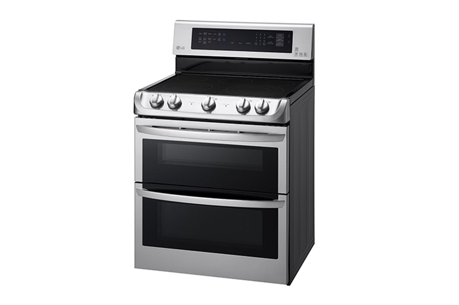 LG Cuisinière électrique à four double de 7,3 pi 3 dotée du système ProBake Convection<sup>MC</sup>, de la technologie EasyClean<sup>MD</sup> Express et du système de gril infrarouge, LDE5415ST