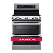 LG Cuisinière électrique à four double de 7,3 pi 3 dotée du système ProBake Convection<sup>MC</sup>, de la technologie EasyClean<sup>MD</sup> Express et du système de gril infrarouge, LDE5415ST