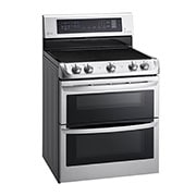 LG Cuisinière électrique à four double de 7,3 pi 3 dotée du système ProBake Convection<sup>MC</sup>, de la technologie EasyClean<sup>MD</sup> Express et du système de gril infrarouge, LDE5415ST