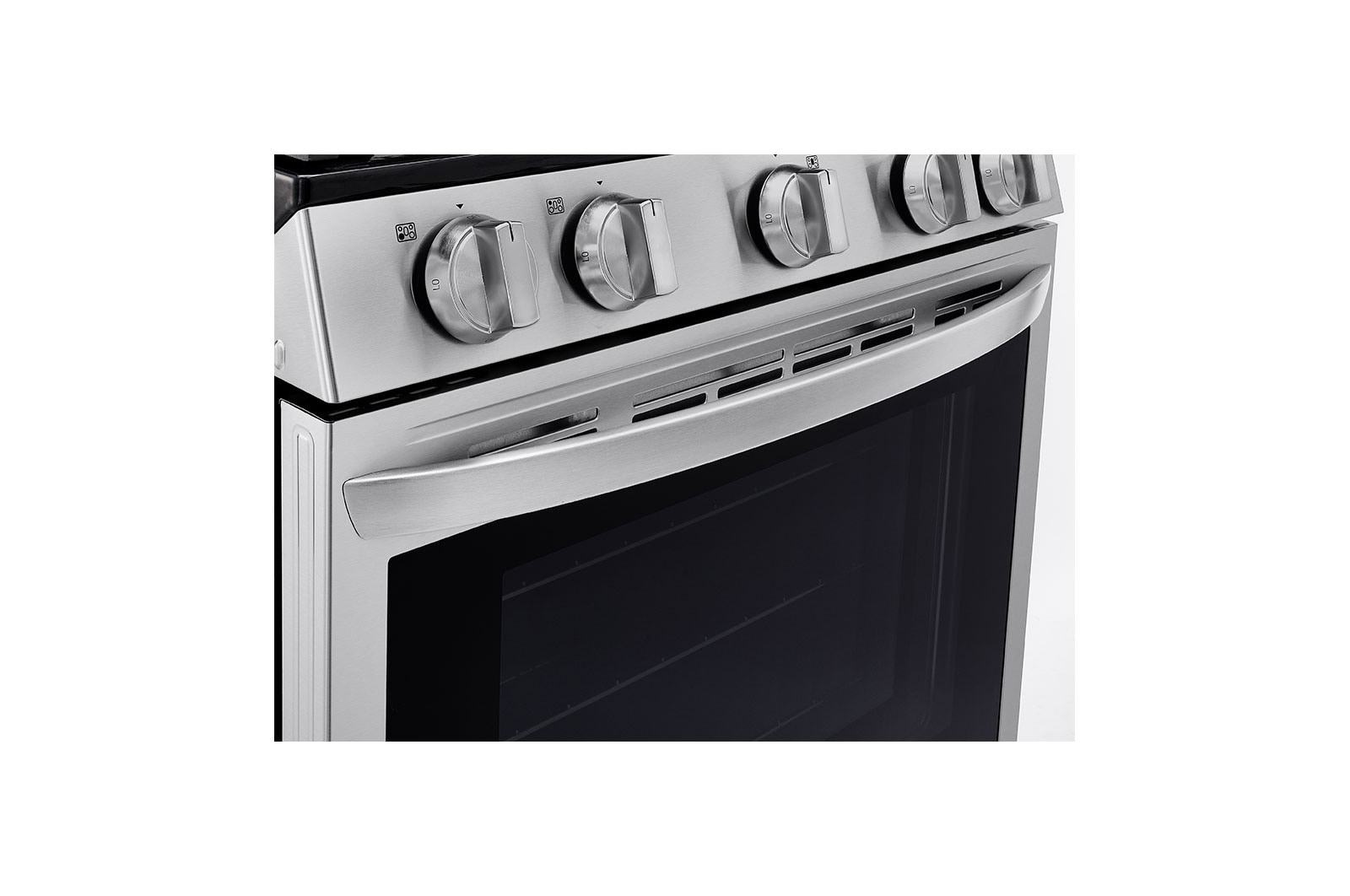 LG Cuisinière au gaz intelligente de 5,8 pi3 avec Wi-Fi, InstaView<sup>MC</sup>, convection véritable et technologie AirFry, LRGL5825F