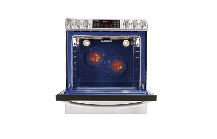LG 5.4 pi 3 | Cuisinière encastrable d'extra grande capacité avec système de convection double véritable, LSE3092ST
