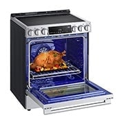 LG Cuisinière à induction encastrable de 6,3 pi³ avec technologie InstaView<sup>MD</sup>, Air Fry et Air Sous Vide de LG STUDIO, LSIS6338F