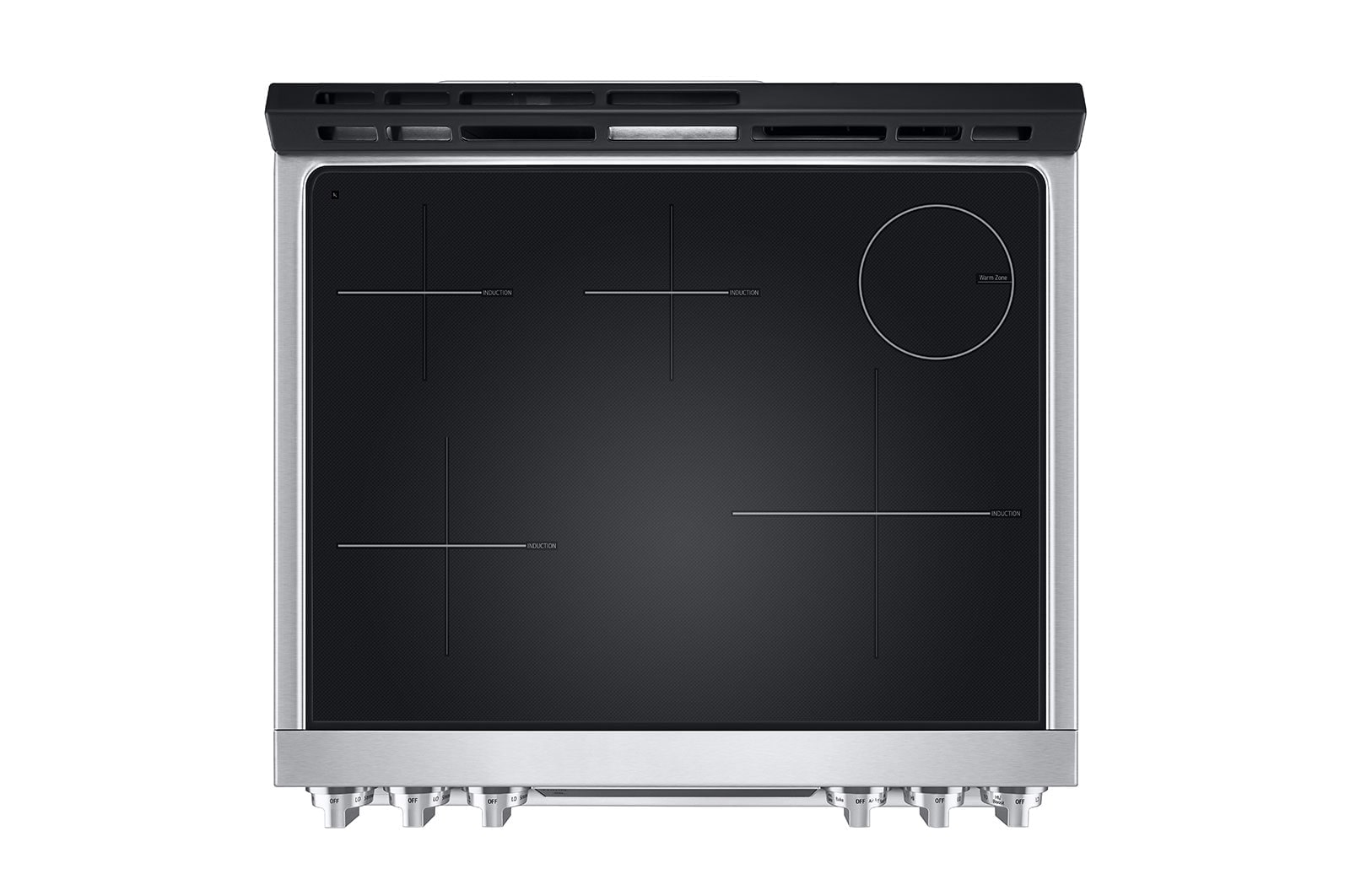 LG Cuisinière à induction encastrable de 6,3 pi³ avec technologie InstaView<sup>MD</sup>, Air Fry et Air Sous Vide de LG STUDIO, LSIS6338F