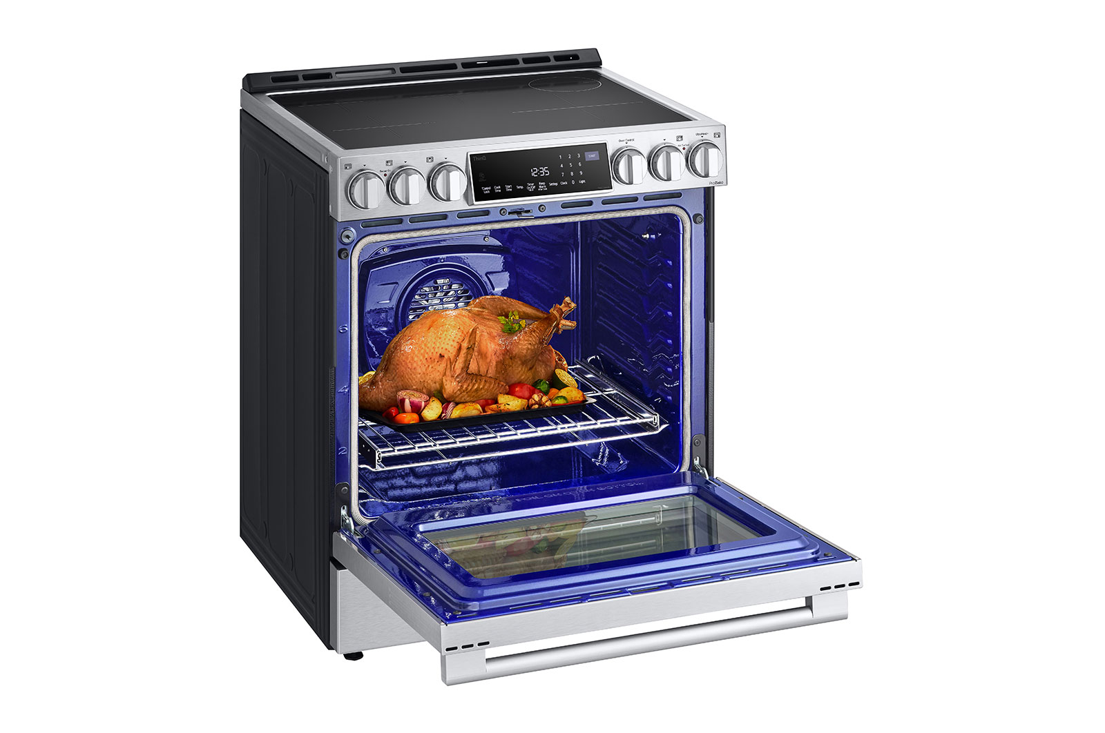 LG Cuisinière à induction encastrable de 6,3 pi³ avec technologie InstaView<sup>MD</sup>, Air Fry et Air Sous Vide de LG STUDIO, LSIS6338F