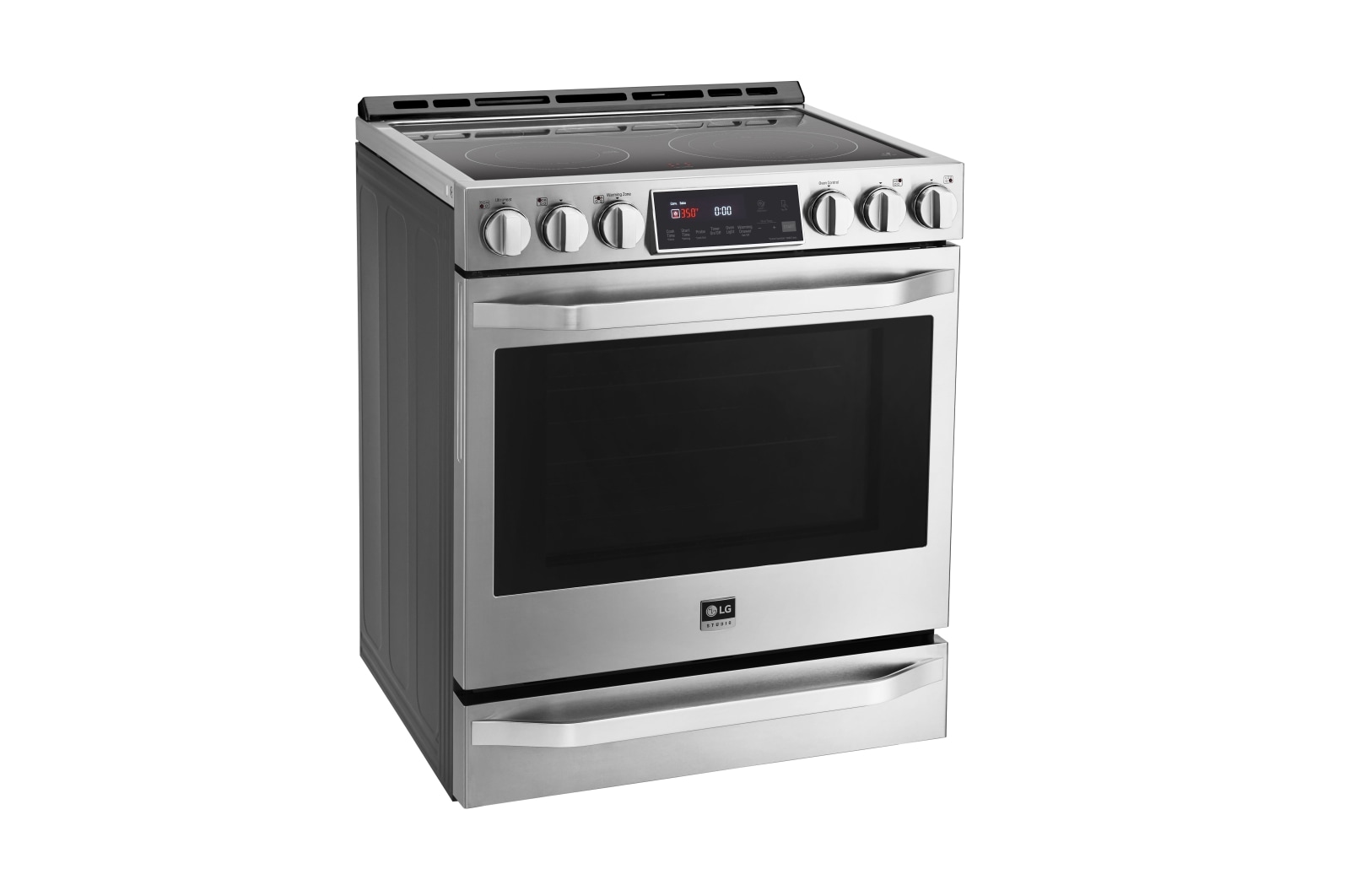 LG STUDIO- Cuisinière électrique de 6,3 pi 3 encastrable avec four de pleine capacité et tiroir chauffant, LSSE3026ST