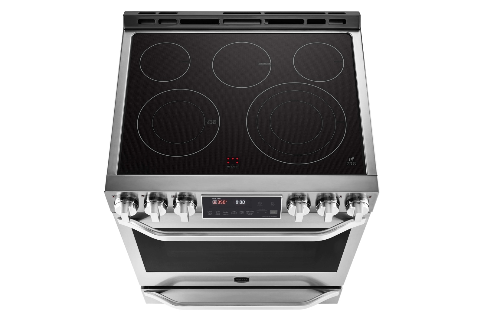 LG STUDIO- Cuisinière électrique de 6,3 pi 3 encastrable avec four de pleine capacité et tiroir chauffant, LSSE3026ST