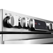 LG STUDIO- Cuisinière électrique de 6,3 pi 3 encastrable avec four de pleine capacité et tiroir chauffant, LSSE3026ST