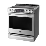 LG STUDIO- Cuisinière électrique de 6,3 pi 3 encastrable avec four de pleine capacité et tiroir chauffant, LSSE3026ST