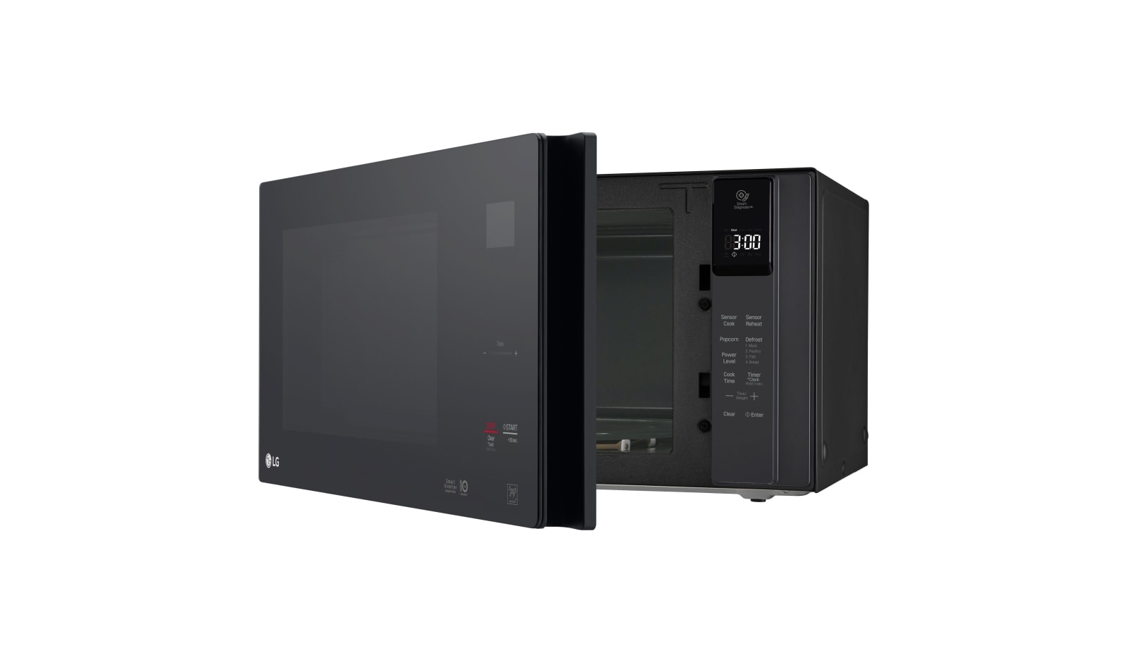 LG Bientôt en vente : Micro-onde de comptoir NeoChef<sup>MC</sup> de 1,5 pi³ avec technologies Smart Inverter et EasyClean<sup>MD</sup>, LMC1575SB