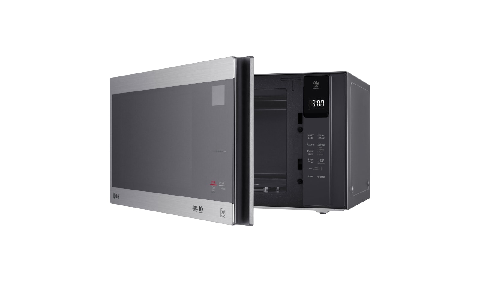 LG Bientôt en vente : Micro-onde de comptoir NeoChef<sup>MC</sup> de 1,5 pi³ avec technologies Smart Inverter et EasyClean<sup>MD</sup>, LMC1575ST