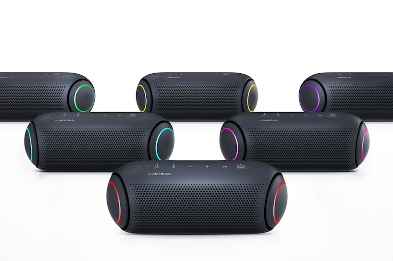 LG Haut-parleur Bluetooth portable XBOOM Go PL5 de LG avec technologie sonore Meridian, PL5