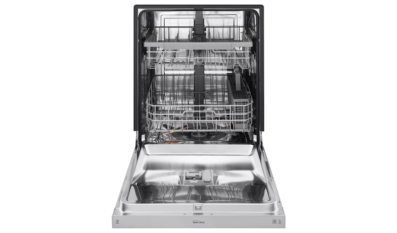 LG Lave-vaisselle à commande frontale de 48 dB équipé du système QuadWash<sup>MC</sup> et du moteur à inversion DirectDrive<sup>MC</sup>, LDF5545ST