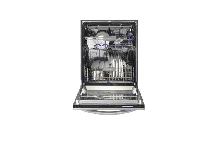 LG Lave-vaisselle entièrement intégré de 42 dB avec TrueSteam et EasyRack Plus, LDF8574ST